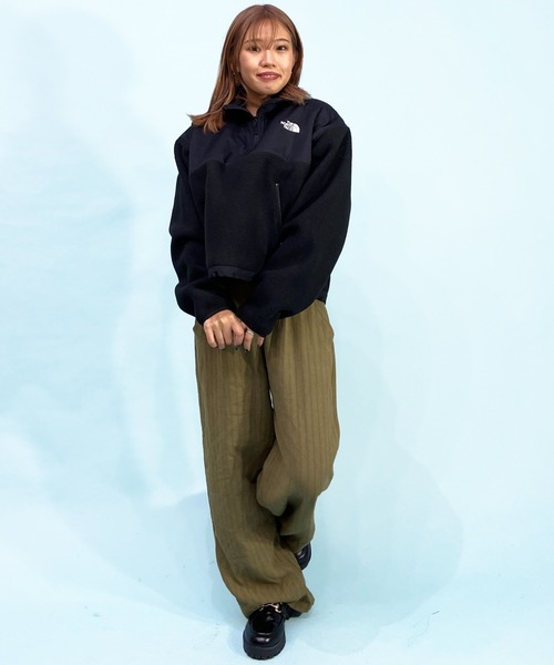 THE NORTH FACE（ザノースフェイス）の「THE NORTH FACE/ザ・ノース・フェイス PULLOVER DENALI JK ハーフジップ ポケット ショート丈 フリース NAW72332（その他アウター・レディース・ブラック/スモークピンク/ミックスグレー/ベージュ・XL/L）」の15枚目の写真