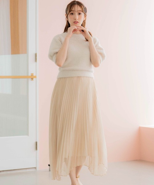 NOELA（ノエラ）の「シャギーニット（ニット/セーター・レディース・サックスブルー/ラベンダー/オフホワイト/ブラウン・フリー）」の9枚目の写真