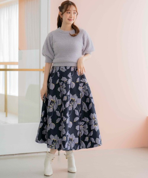 NOELA（ノエラ）の「シャギーニット（ニット/セーター・レディース・サックスブルー/ラベンダー/オフホワイト/ブラウン・フリー）」の14枚目の写真