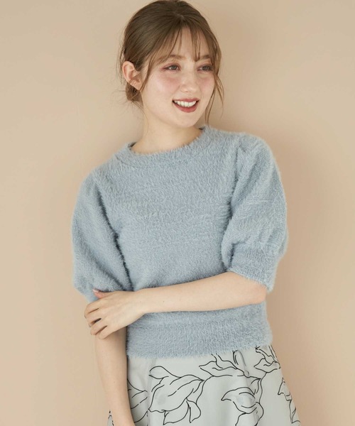 NOELA（ノエラ）の「シャギーニット（ニット/セーター・レディース・サックスブルー/ラベンダー/オフホワイト/ブラウン・フリー）」の16枚目の写真