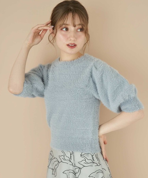 NOELA（ノエラ）の「シャギーニット（ニット/セーター・レディース・サックスブルー/ラベンダー/オフホワイト/ブラウン・フリー）」の17枚目の写真