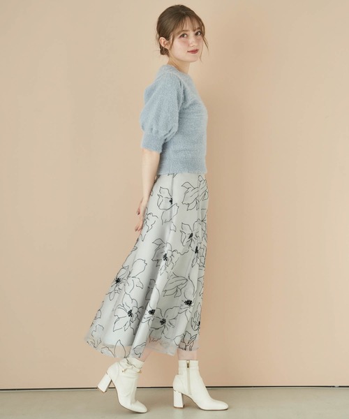 NOELA（ノエラ）の「シャギーニット（ニット/セーター・レディース・サックスブルー/ラベンダー/オフホワイト/ブラウン・フリー）」の19枚目の写真