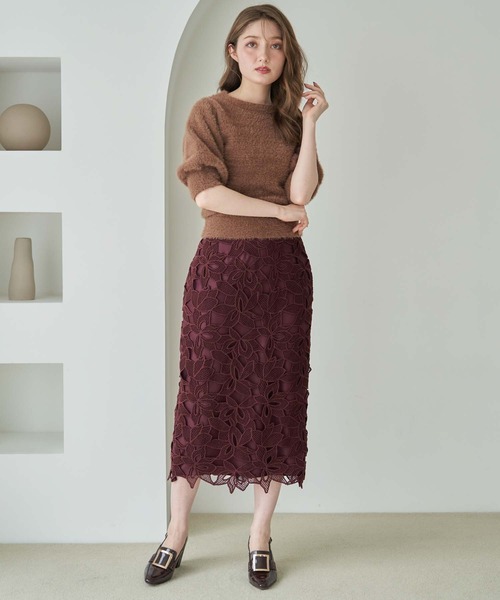 NOELA（ノエラ）の「シャギーニット（ニット/セーター・レディース・サックスブルー/ラベンダー/オフホワイト/ブラウン・フリー）」の22枚目の写真