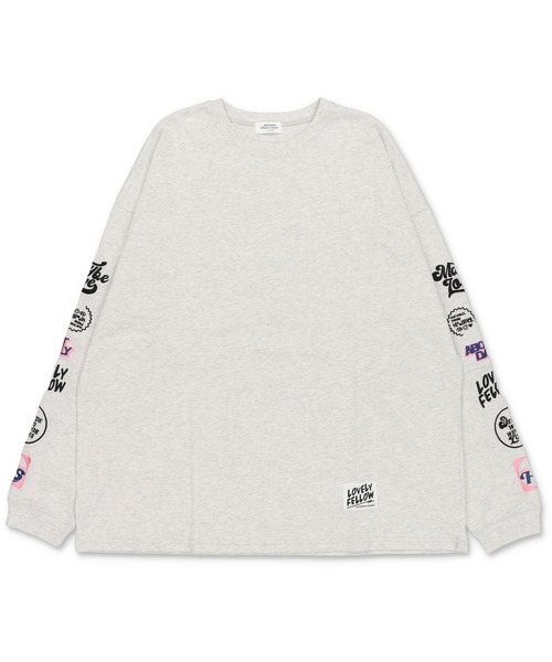 SPINNS（スピンズ）の「袖アソートロゴ刺繍 ロングスリーブTシャツ（Tシャツ/カットソー・レディース・ブラック/イエロー/オートミール/オフホワイト・ONESIZE）」の8枚目の写真