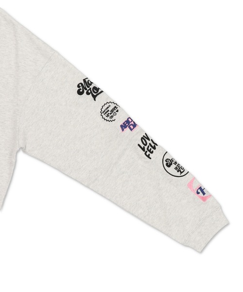 SPINNS（スピンズ）の「袖アソートロゴ刺繍 ロングスリーブTシャツ（Tシャツ/カットソー・レディース・ブラック/イエロー/オートミール/オフホワイト・ONESIZE）」の13枚目の写真