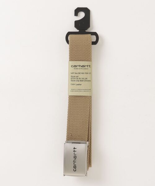 Carhartt WIP（カーハートダブリューアイピー）の「【Carhartt WIP / カーハートダブリューアイピー】CLIP BELT CHROME（ベルト・メンズ・ベージュ系その他/ブラック/ダークネイビー/ブルー系その他/ブラウン/カーキ・FREE）」の4枚目の写真