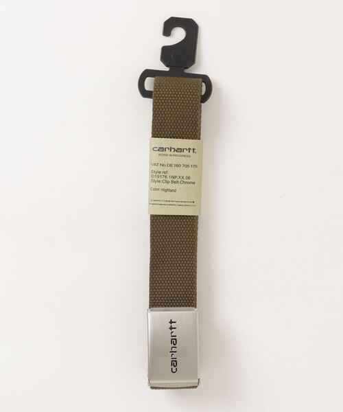 Carhartt WIP（カーハートダブリューアイピー）の「【Carhartt WIP / カーハートダブリューアイピー】CLIP BELT CHROME（ベルト・メンズ・ベージュ系その他/ブラック/ダークネイビー/ブルー系その他/ブラウン/カーキ・FREE）」の5枚目の写真