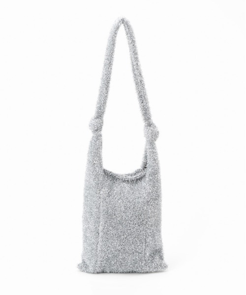 Casselini（キャセリーニ）の「Casselini(キャセリーニ)シャイニーニットトート（トートバッグ・レディース・パープル/ホワイト/シルバー・FREE）」の22枚目の写真