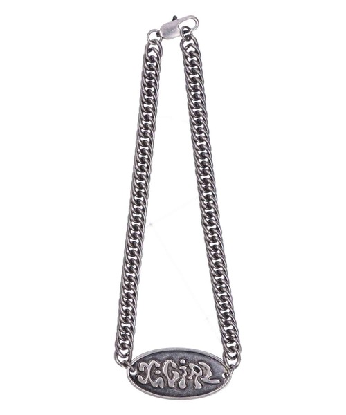 X-girl（エックスガール）の「LOGO CHAIN CHOKER（ネックレス・レディース・シルバー/ゴールド・ONE SIZE）」の2枚目の写真