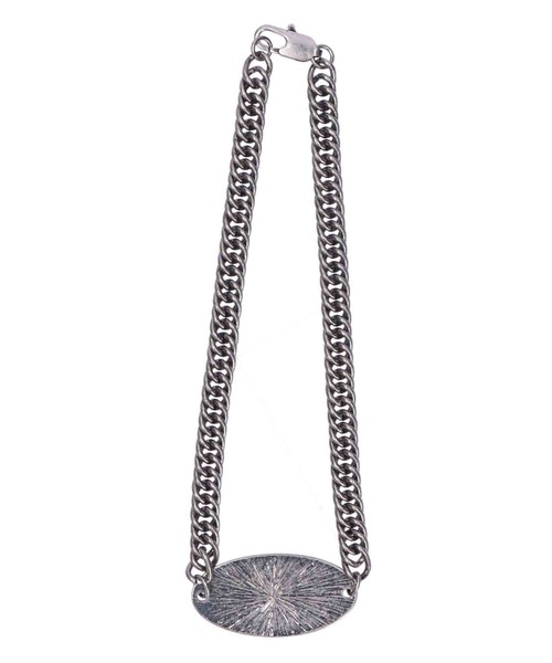 X-girl（エックスガール）の「LOGO CHAIN CHOKER（ネックレス・レディース・シルバー/ゴールド・ONE SIZE）」の3枚目の写真