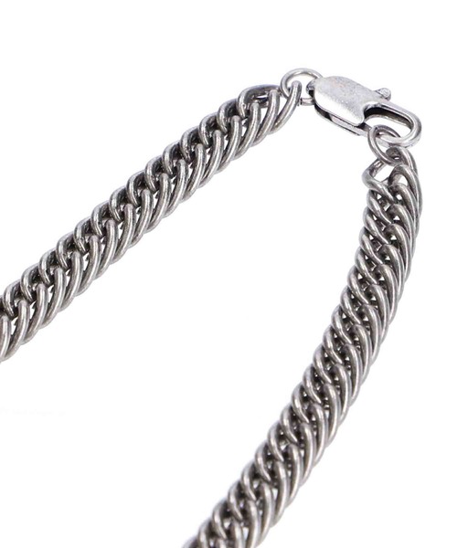 X-girl（エックスガール）の「LOGO CHAIN CHOKER（ネックレス・レディース・シルバー/ゴールド・ONE SIZE）」の5枚目の写真