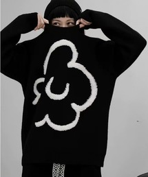 Vipoa（ヴィポア）の「フラワーニットプルオーバー（ニット/セーター）」