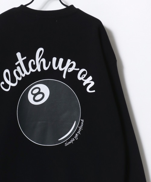 Lazar（ラザル）の「Lazar 別注 Ball ＆ Dice Sweat/オーバーサイズ 裏起毛 ワンポイント刺繍 バックプリント スウェット トレーナー/長袖 トップス プルオーバー/レディース メンズ（スウェット・メンズ・ブラック系その他2/ブラック/グレー系その他2/グレー系その他3/ホワイト系その他3/アッシュグレー/ブラック系その他/ホワイト系その他/ホワイト系その他2/ブラック系その他3/ホワイト/グレー系その他/グレー系その他4/グレー系その他5/ブラック系その他4/ブラック系その他6/ホワイト系その他6/ホワイト系その他5/ホワイト系その他4/ブラック系その他5/グレー系その他6・L/M/LL）」の13枚目の写真