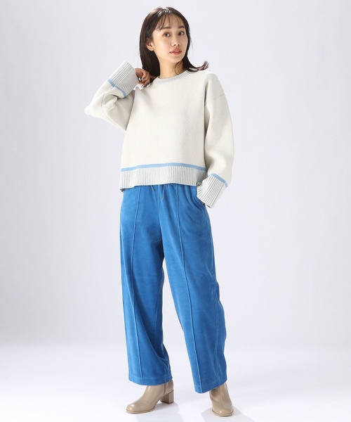 niko and...（ニコアンド）の「リバーシブルモールニットプルオーバー（ニット/セーター・レディース・アイボリー/パープル/モカ/チャコール・BIG(L)/MEDIUM）」の21枚目の写真