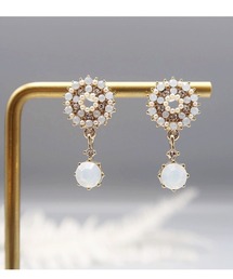 Cupid Heart | 【Cupid Heart】結婚式アクセ！ストーンビジューイヤリング(イヤリング)