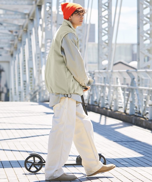 HECT（ヘクト）の「【HECT】Water Repellent Nylon Half Zip Vest / 撥