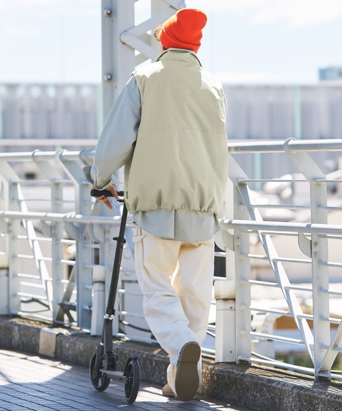 HECT（ヘクト）の「【HECT】Water Repellent Nylon Half Zip Vest / 撥