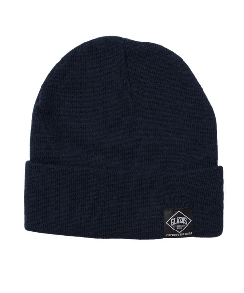 GLAZOS(グラソス)の「シンプルカラーニット帽(ニットキャップ/ビーニー・キッズ・イエロー/グレー/ブラック/オレンジ/ネイビー・フリー)」の20枚目の写真