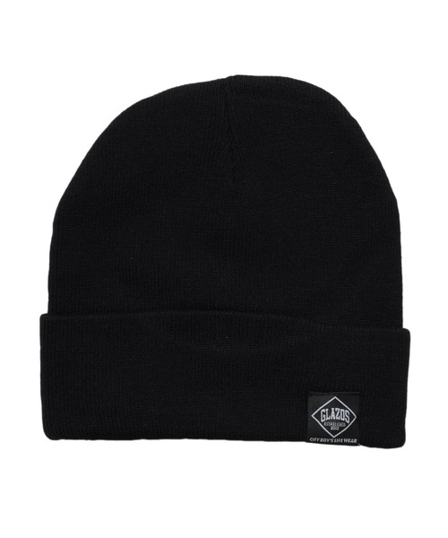 GLAZOS(グラソス)の「シンプルカラーニット帽(ニットキャップ/ビーニー・キッズ・イエロー/グレー/ブラック/オレンジ/ネイビー・フリー)」の7枚目の写真