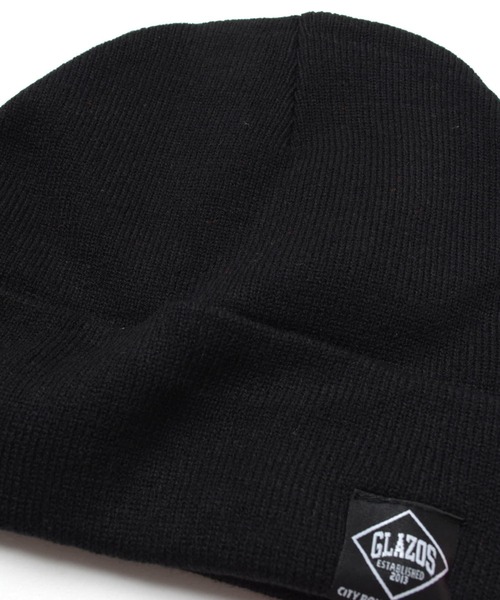 GLAZOS(グラソス)の「シンプルカラーニット帽(ニットキャップ/ビーニー・キッズ・イエロー/グレー/ブラック/オレンジ/ネイビー・フリー)」の8枚目の写真