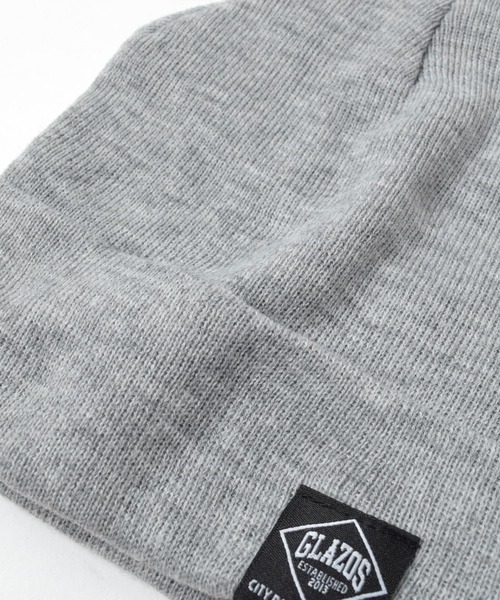 GLAZOS(グラソス)の「シンプルカラーニット帽(ニットキャップ/ビーニー・キッズ・イエロー/グレー/ブラック/オレンジ/ネイビー・フリー)」の15枚目の写真