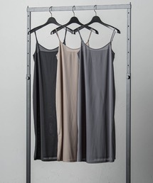 LAUTREAMONT（ロートレアモン）の「【WEB別注】丈調節可能ペチコートワンピース≪制電/吸水速乾/防透/ストレッチ≫（キャミソール）」