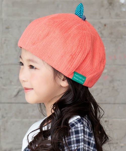 RAGMART（ラグマート）の「ベレー帽（ハンチング/ベレー帽・キッズ・ピンク/グリーン・M/S）」の6枚目の写真