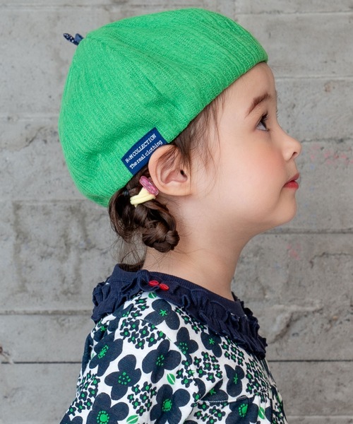 RAGMART（ラグマート）の「ベレー帽（ハンチング/ベレー帽・キッズ・ピンク/グリーン・M/S）」の4枚目の写真