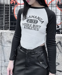 Figments | カレッジロゴラグラントップス(Tシャツ/カットソー)