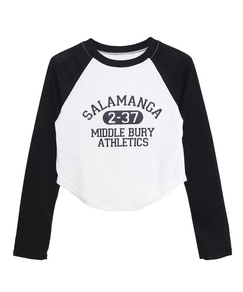 Figments（フィグメンツ）の「カレッジロゴラグラントップス（Tシャツ/カットソー・レディース・ブラック・FREE）」の8枚目の写真