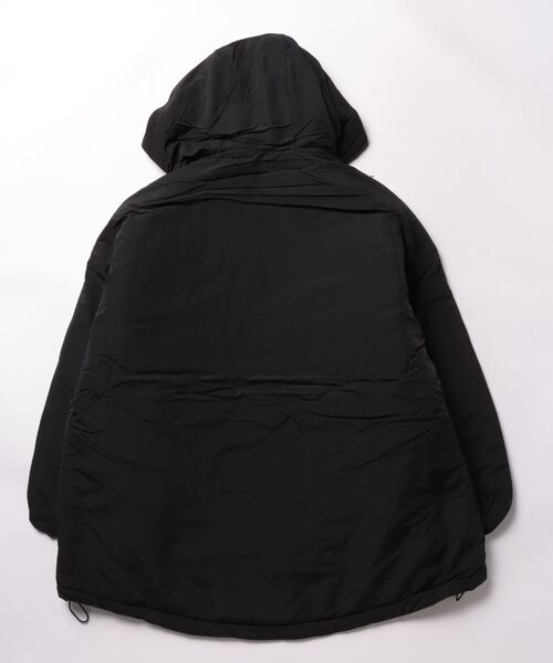 210nouve（トゥージュヌーブ）の「オーバーサイズモンスターパーカー（ダウンジャケット/コート・レディース・ブラック/ライトカーキ/アイボリー・FREE）」の4枚目の写真