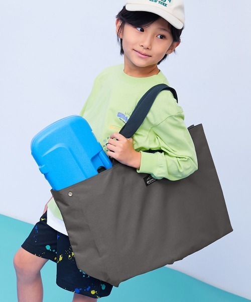 devirock（デビロック）の「鍵盤ハーモニカが入る 拡張できるレッスンバッグ（トートバッグ・キッズ・その他4/その他2/その他3/その他1/ピンク系1/ブルー系1/パープル系1/ライトグレー/グリーン系1/ブルー系2/チャコール・ONE SIZE）」の2枚目の写真