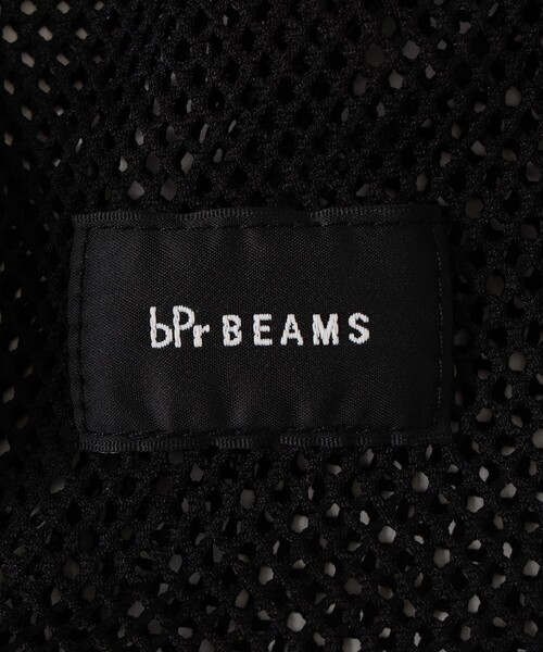 bpr BEAMS（ビーピーアール ビームス ）の「メッシュ 2WAY バッグ（バックパック/リュック・メンズ・ブラック/ホワイト・ONE SIZE）」の18枚目の写真