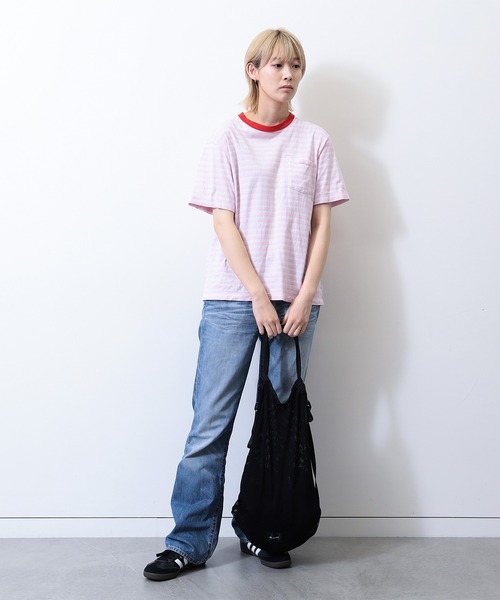 bpr BEAMS（ビーピーアール ビームス ）の「メッシュ 2WAY バッグ（バックパック/リュック・メンズ・ブラック/ホワイト・ONE SIZE）」の6枚目の写真