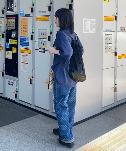 bpr BEAMS（ビーピーアール ビームス ）の「メッシュ 2WAY バッグ（バックパック/リュック・メンズ・ブラック/ホワイト・ONE SIZE）」の8枚目の写真