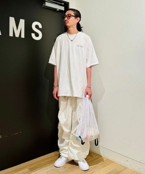 bpr BEAMS（ビーピーアール ビームス ）の「メッシュ 2WAY バッグ（バックパック/リュック・メンズ・ブラック/ホワイト・ONE SIZE）」の9枚目の写真