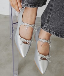 Aunt Marie's | ダブルリボンストラップパンプス(パンプス)