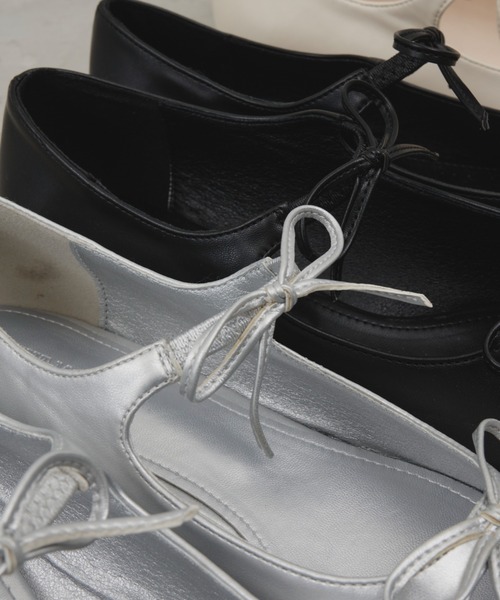 Aunt Marie's（アントマリーズ）の「ダブルリボンストラップパンプス（パンプス・レディース・シルバー/アイボリー/ブラック・L/M/S）」の19枚目の写真
