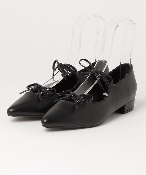 Aunt Marie's（アントマリーズ）の「ダブルリボンストラップパンプス（パンプス・レディース・シルバー/アイボリー/ブラック・L/M/S）」の22枚目の写真