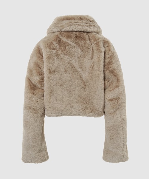 Eco-Fur Cropped Jacket 【公式通販】
