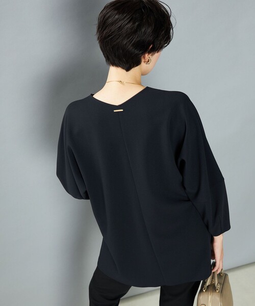 【最終値下げ】新品/ノーリーズウォッシャ ブルカットジョーゼット・Vネックベスト NOLLEY'S（ノーリーズ）の「ウォッシャブルカットジョーゼット