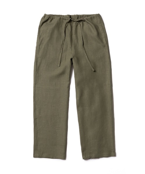 MR.OLIVE(ミスターオリーブ)の「SILKY LINEN / RELAX EASY PANTS / M241118(チノパンツ・メンズ・グリーン/ブラック/ナチュラル・LARGE/MEDIUM)」の9枚目の写真