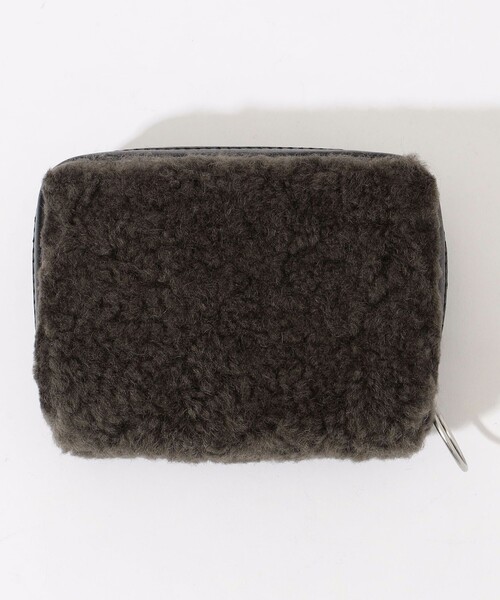 TEMBEA（テンベア）の「□TEMBEA ミニジップ ムートン ウォレット