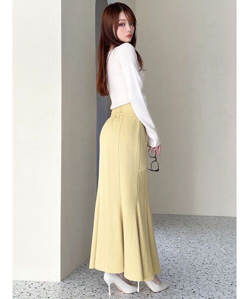 RESEXXY（リゼクシー）の「バストポイントニットトップス（ニット/セーター・レディース・ブラック/アイボリー/ミント・FREE）」の9枚目の写真