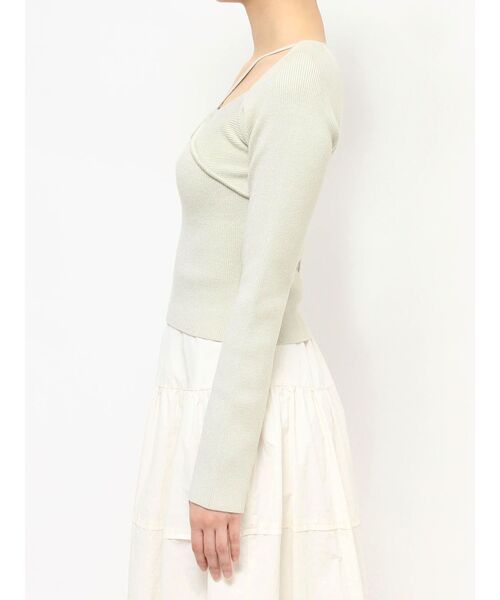 RESEXXY（リゼクシー）の「バストポイントニットトップス（ニット/セーター・レディース・ブラック/アイボリー/ミント・FREE）」の21枚目の写真