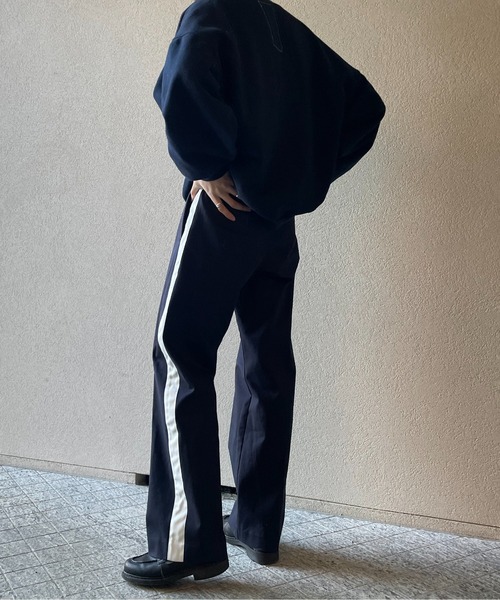 y/m by れぽすけ(イムバイレポスケ)の「サイドライントラウザー(その他パンツ・メンズ・ブラック/ネイビー・XL/S/M/L/XS)」の16枚目の写真
