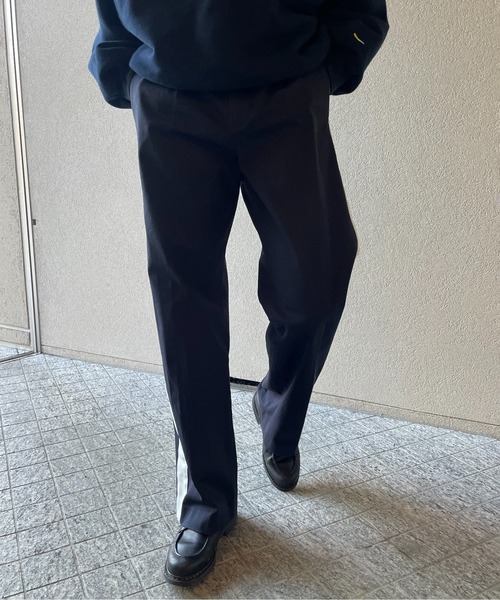 y/m by れぽすけ(イムバイレポスケ)の「サイドライントラウザー(その他パンツ・メンズ・ブラック/ネイビー・XL/S/M/L/XS)」の5枚目の写真