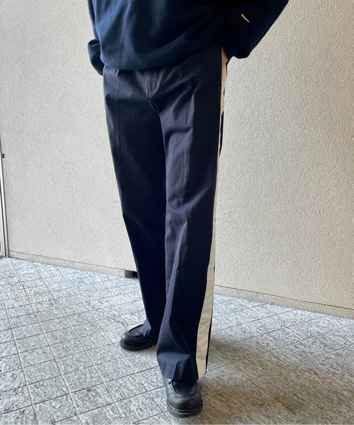 y/m by れぽすけ(イムバイレポスケ)の「サイドライントラウザー(その他パンツ・メンズ・ブラック/ネイビー・XL/S/M/L/XS)」の7枚目の写真