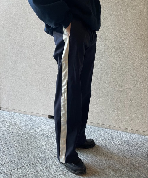 y/m by れぽすけ(イムバイレポスケ)の「サイドライントラウザー(その他パンツ・メンズ・ブラック/ネイビー・XL/S/M/L/XS)」の9枚目の写真
