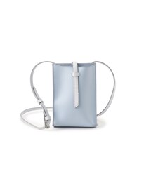 INDIVI | ◆【合皮】バイカラースマホポシェット(ショルダーバッグ)